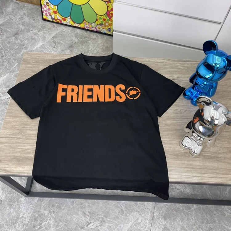 Vlone X Fragment Friends Black/Orange T-shirt