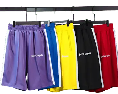 Palm Angels Sport Shorts Purple, Yellow, Red, Black, Blue Pants