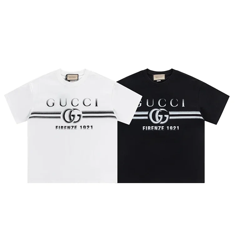 Palm Angels Teddy Bear Graphic T-Shirt Black & White