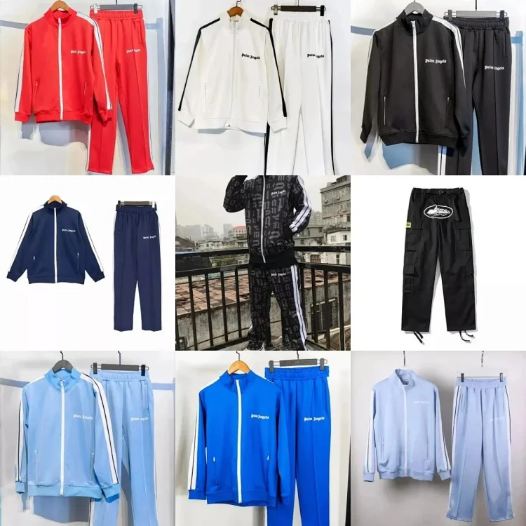 Palm Angels Track Pants and Jacket Set - Red, Jackets