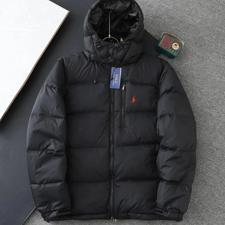 Polo Puffer Jacket Black Jackets