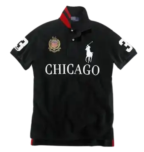 Polo Ralph Lauren Chicago Polo Shirt Black T-Shirts