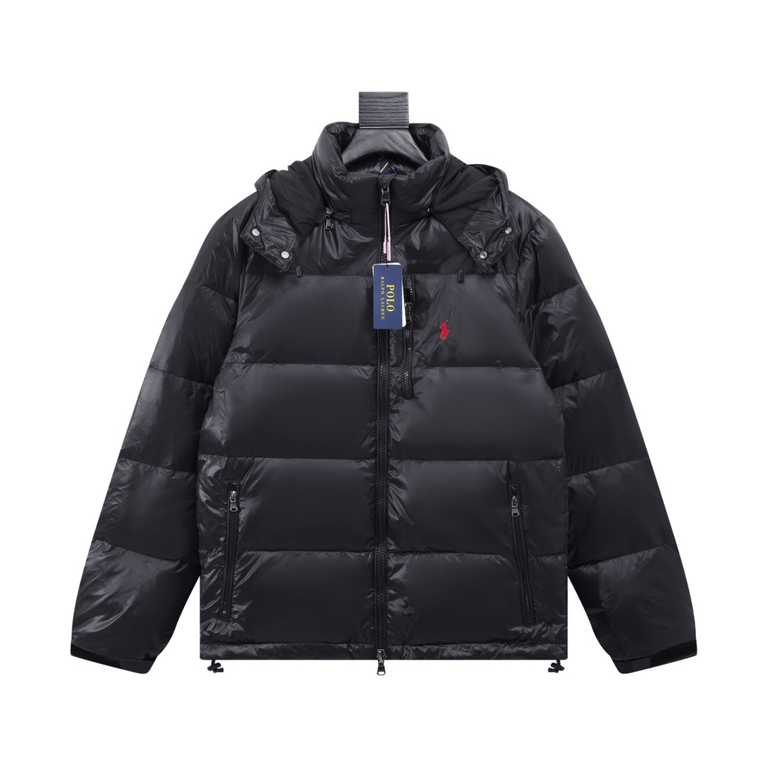 Polo Ralph Lauren Puffer Jacket Black Jackets