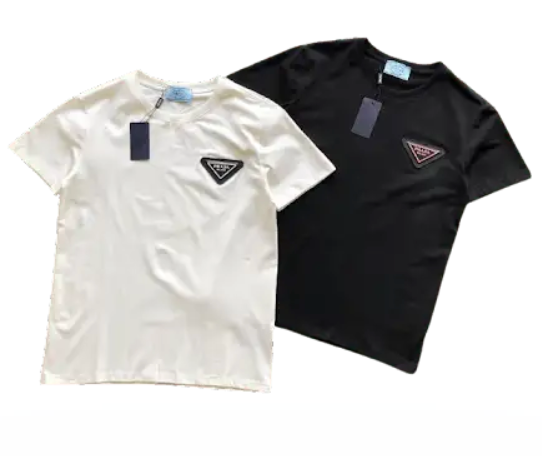 Prada T-Shirt Black/White T-Shirts