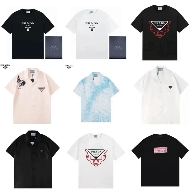 Prada T-Shirt Collection Black and White