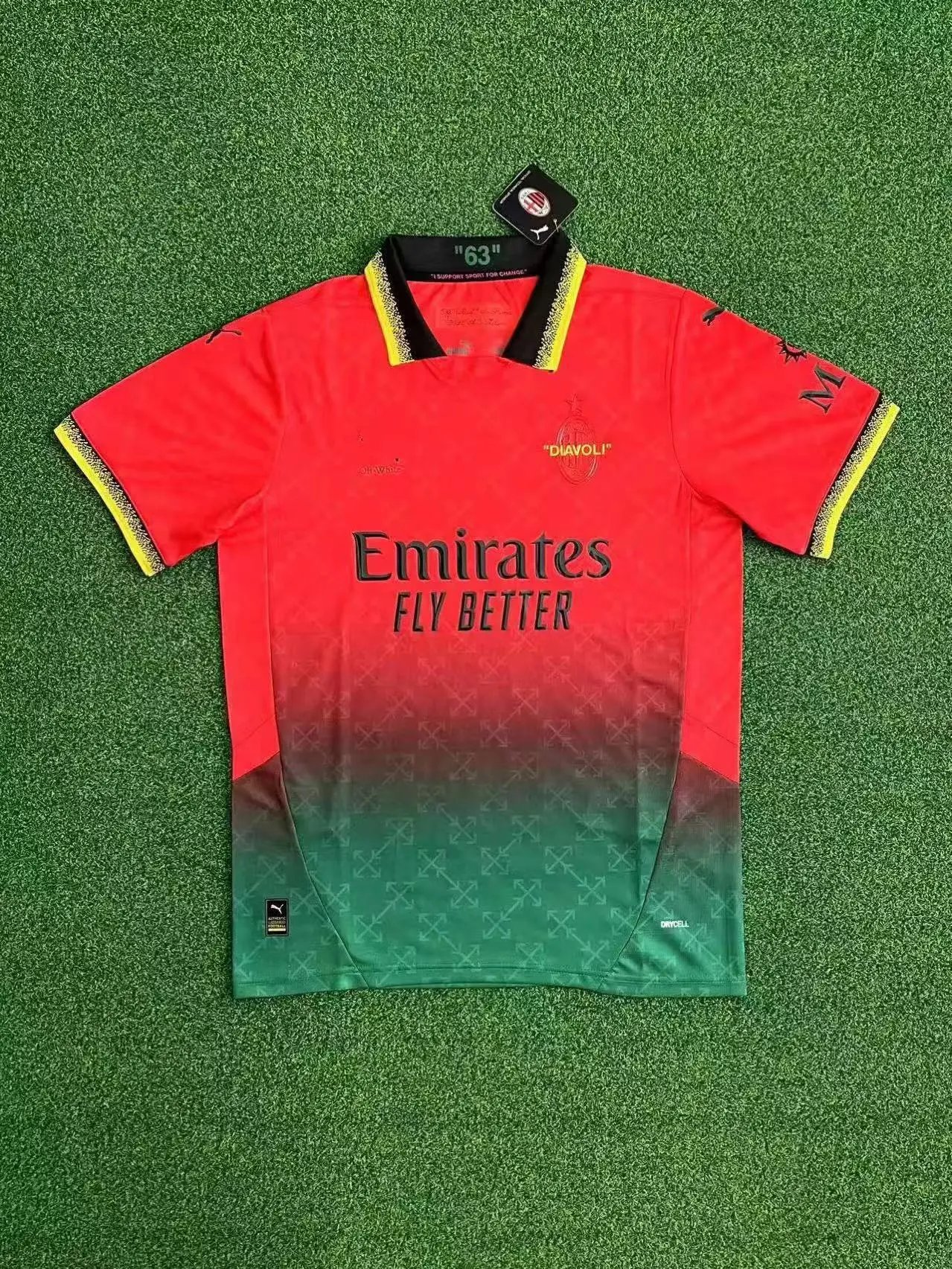 Puma AC Milan 'Diavoli' Special Edition Jersey - Red/Green