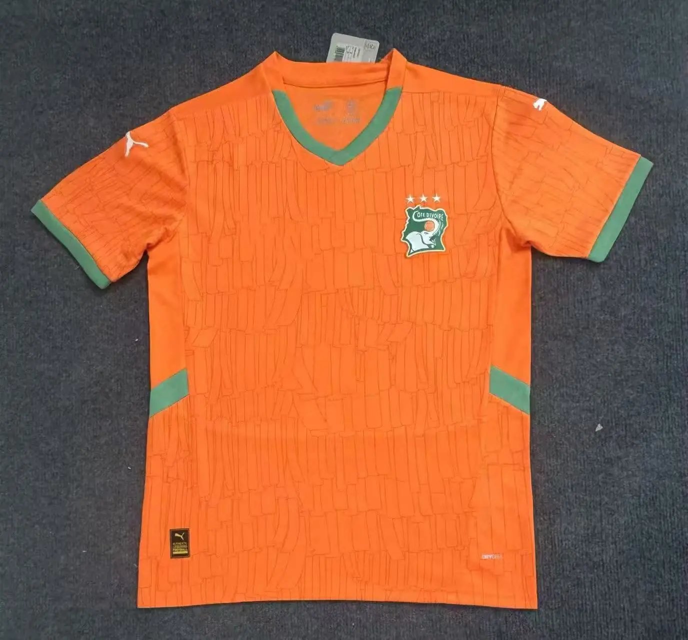 Puma Ivory Coast Football Jersey Orange