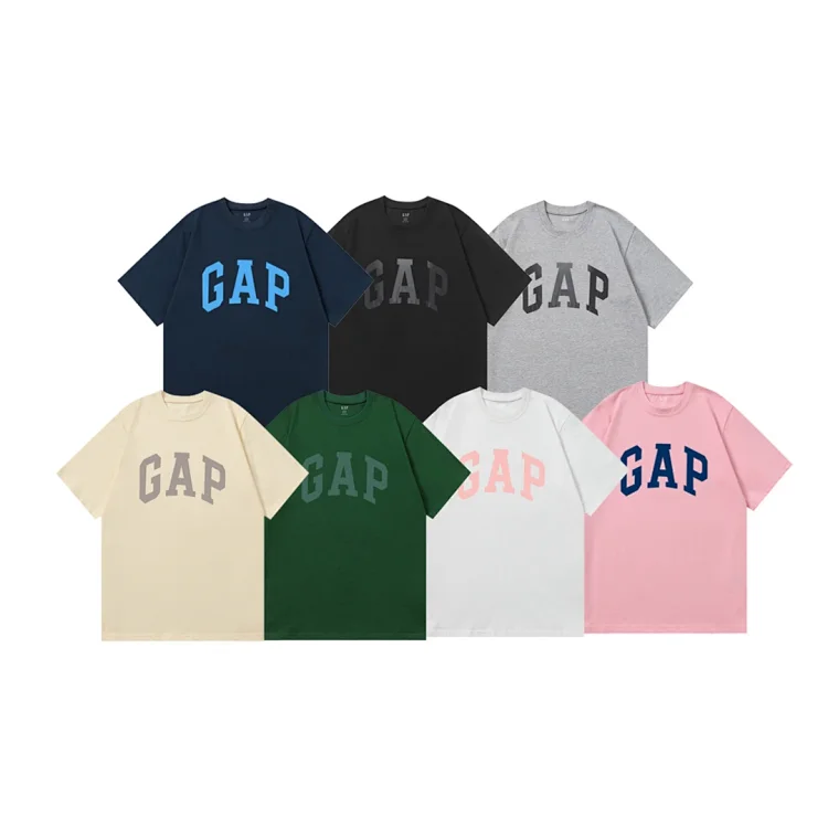 Gap oversized short-sleeve T-shirts with large logo print in multiple colors