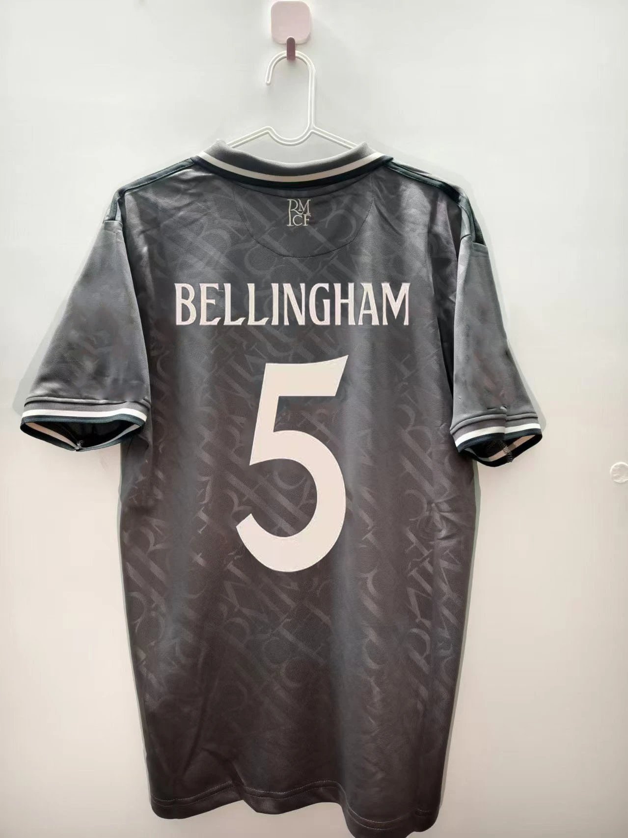 Real Madrid Bellingham #5 Away Jersey Gray