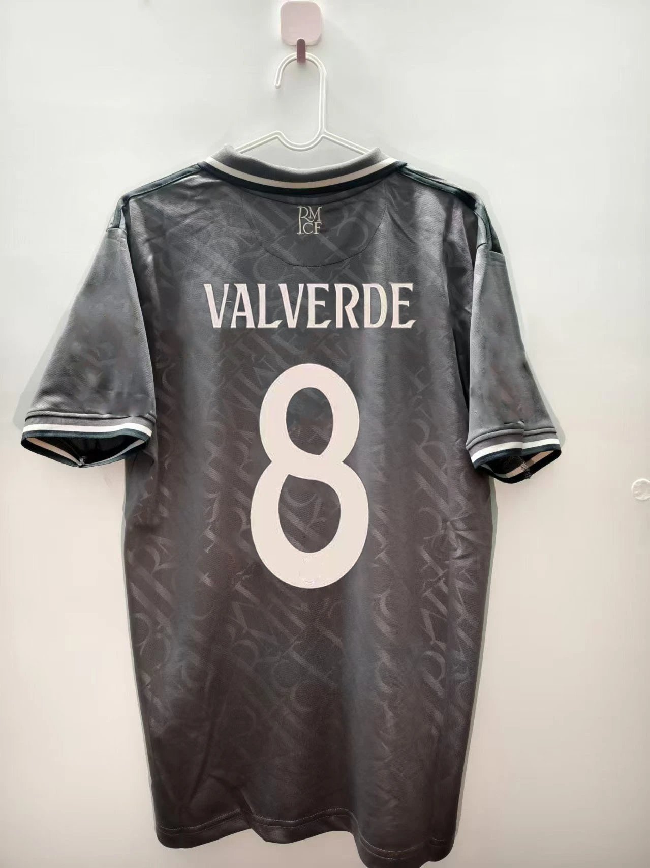 Real Madrid Fede Valverde #8 Away Jersey Gray