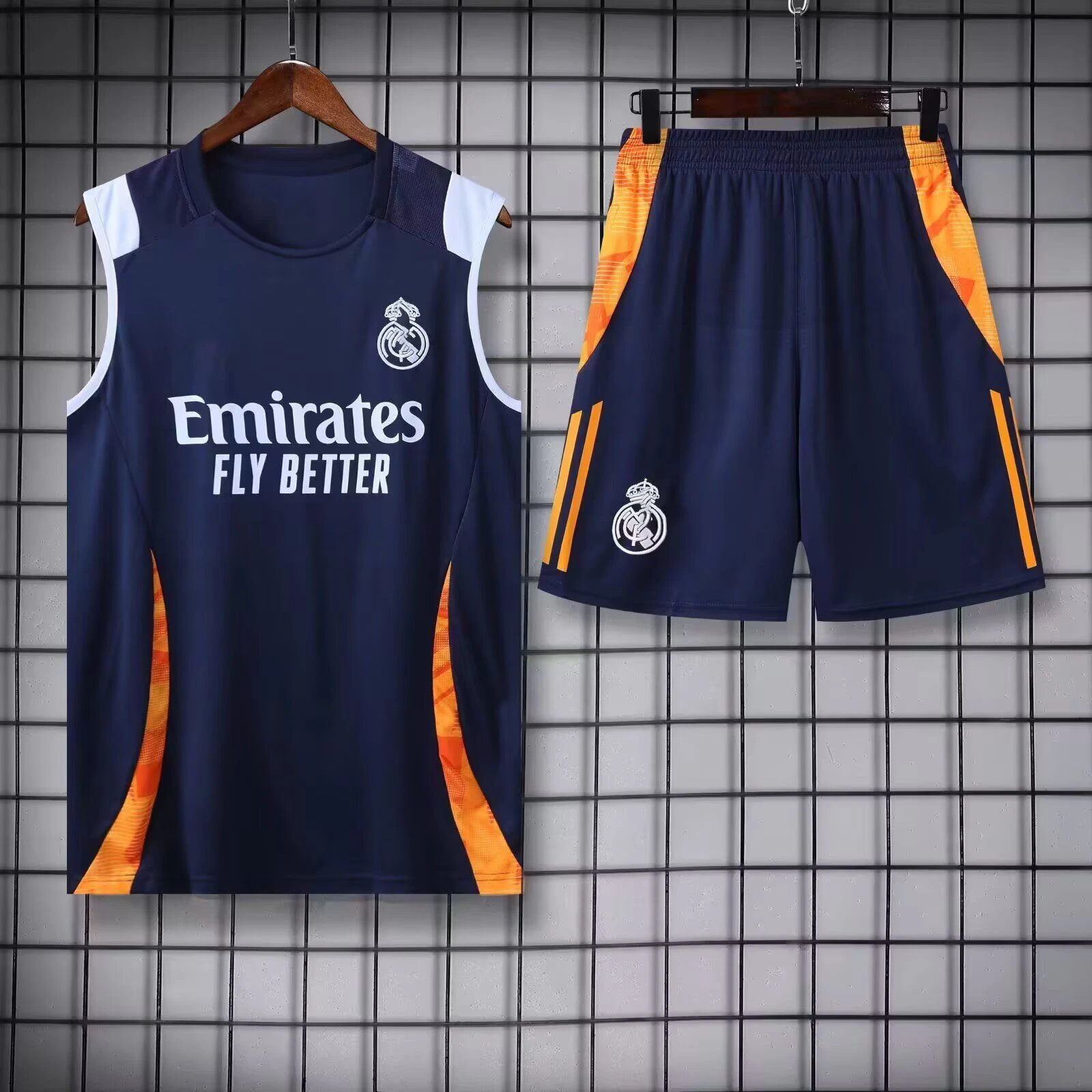 Real Madrid Training Set Dark Blue
