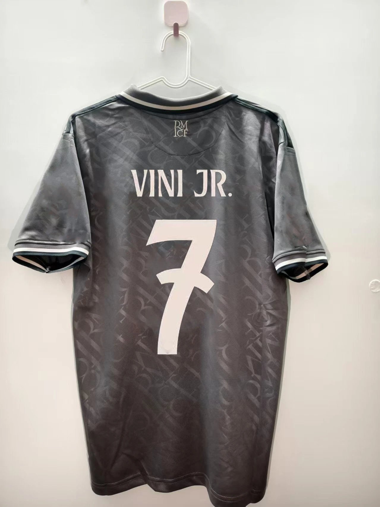 Real Madrid Vini Jr. #7 Jersey - Dark Gray