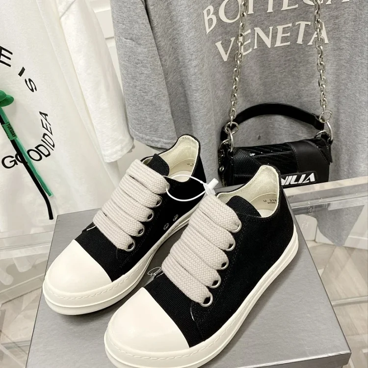 Rick Owens DRKSHDW Jumbo Lace Low Black (Women's) - DS01B7802 DMW1 911 - CN