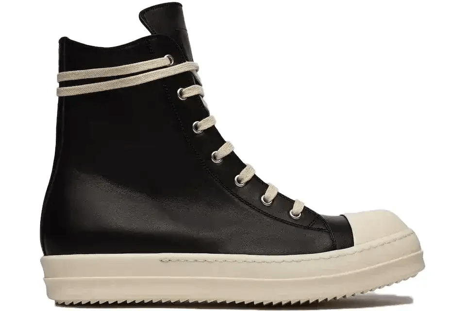 Rick Owens Geobasket Sneakers Black/White