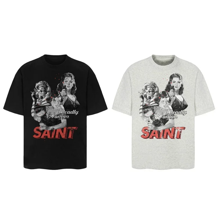 SAINT Wings that can fly T-shirt Black