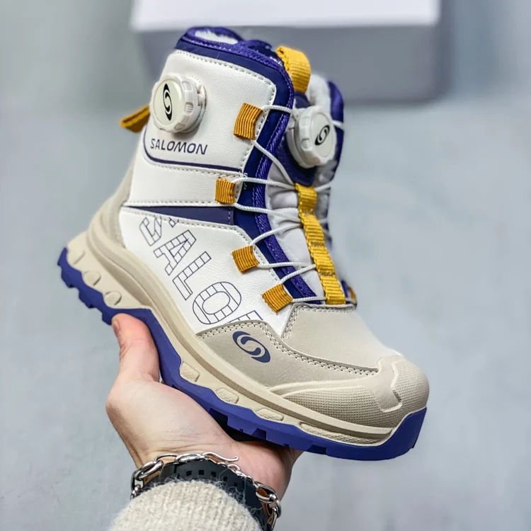Salomon Boots, White Purple Yellow, Shoes