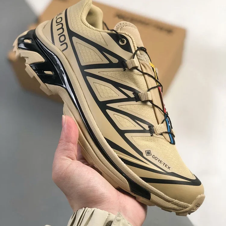 Salomon GORE-TEX Running Shoe Beige Shoes
