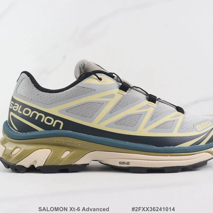 Salomon X-T6 Advanced Grey/Yellow Shoes