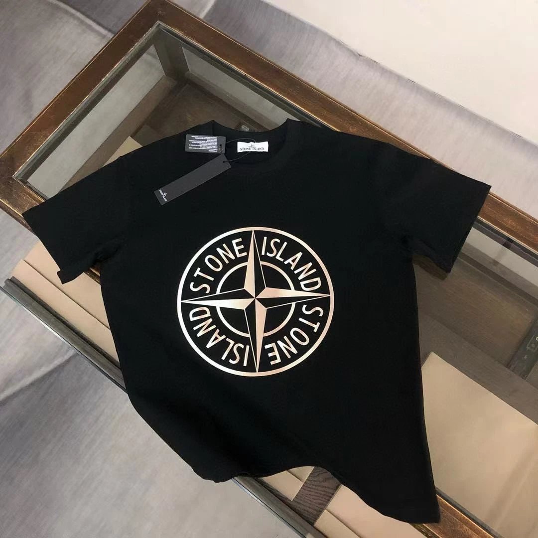 Stone Island Compass Logo T-Shirt Black