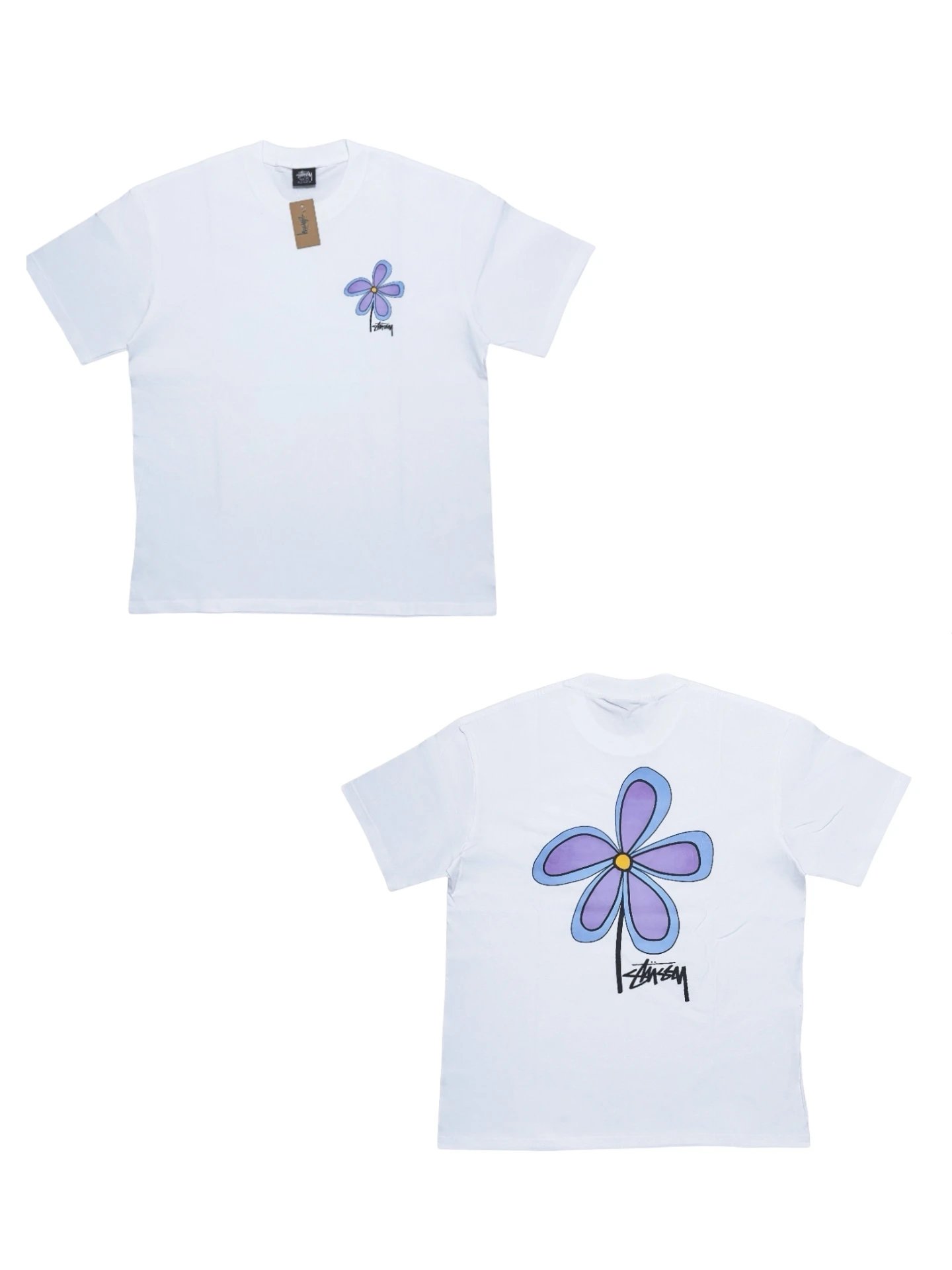 Stüssy Daisy Flower Tee White