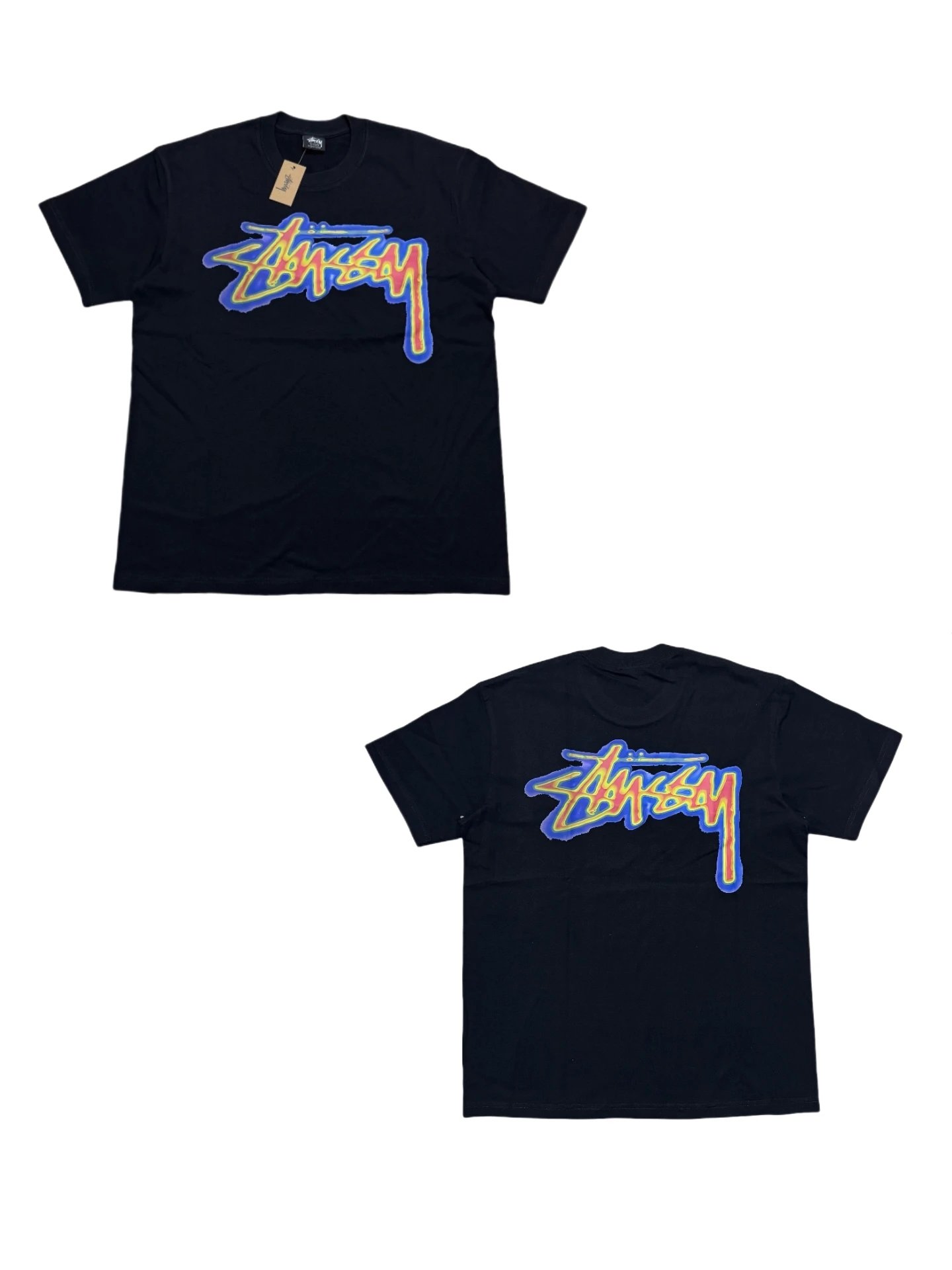 Stüssy Graphic Logo T-Shirt Black