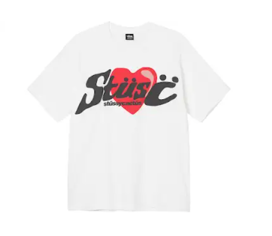 Stüssy Graphic T-Shirt White T-Shirts