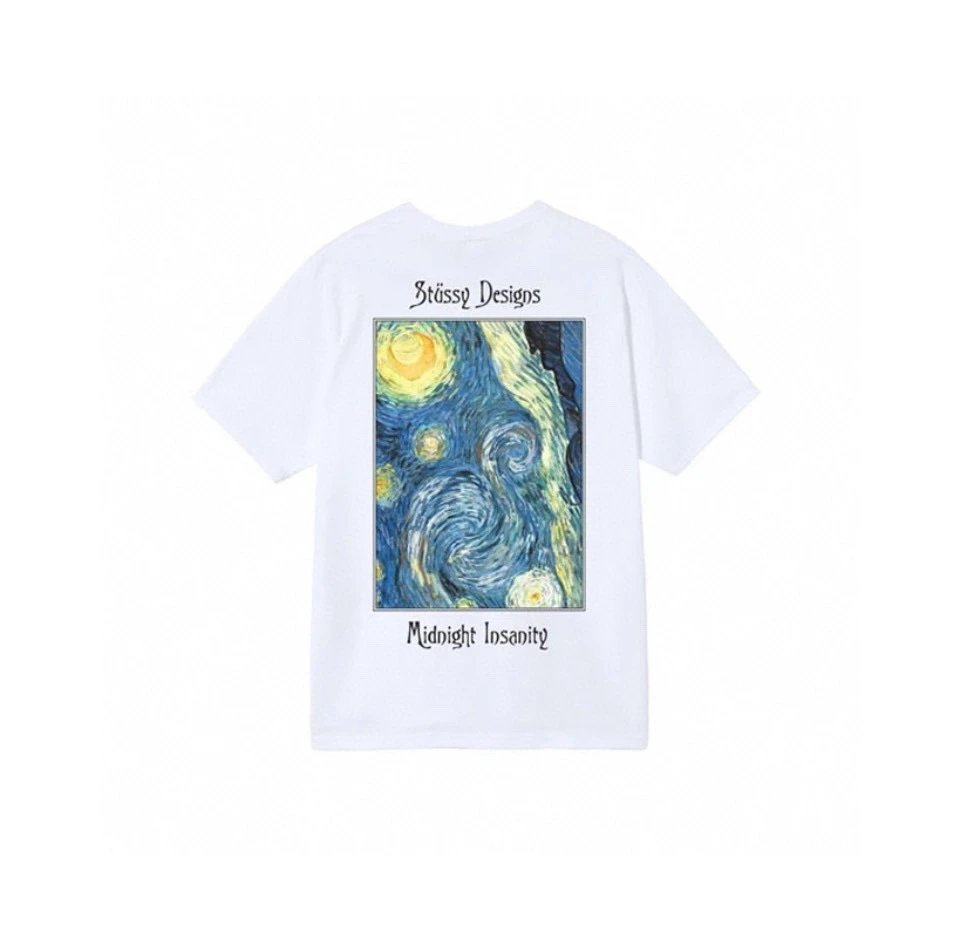 Stüssy Midnight Insanity T-Shirt White