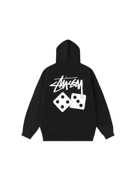 Stussy Dice Hoodie Black Hoodies