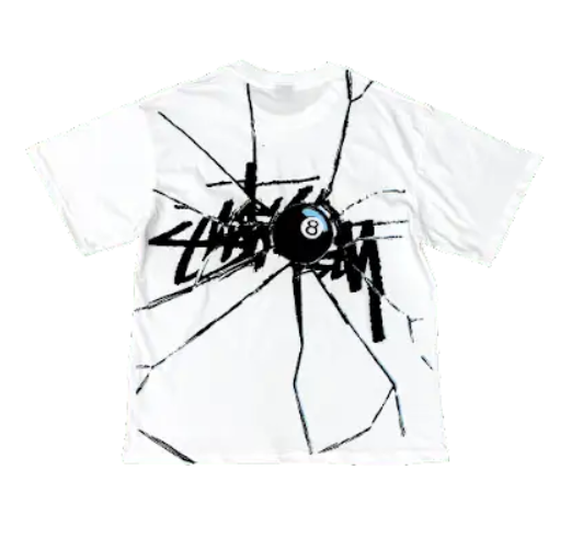 Stussy Magic 8 Ball Tee White T-Shirts