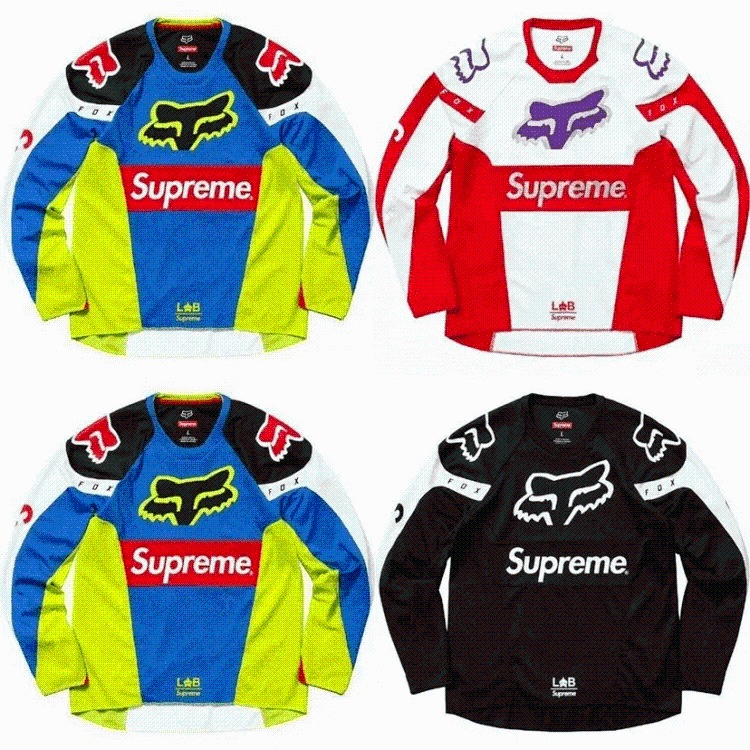 SupremeFoxRacingJerseyBlue,Red,Black