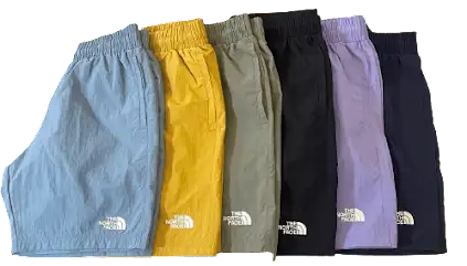 The North Face Shorts Blue Yellow Khaki Black Purple Navy Pants