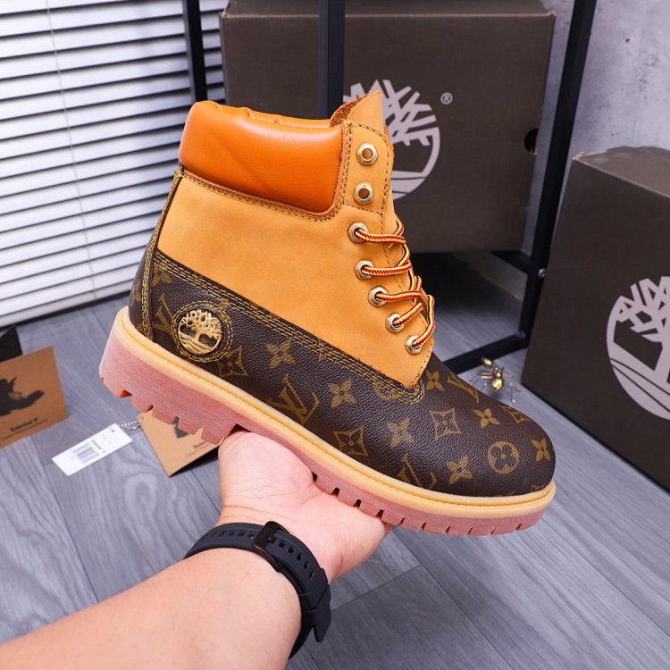Timberland Monogram Boots Tan Shoes