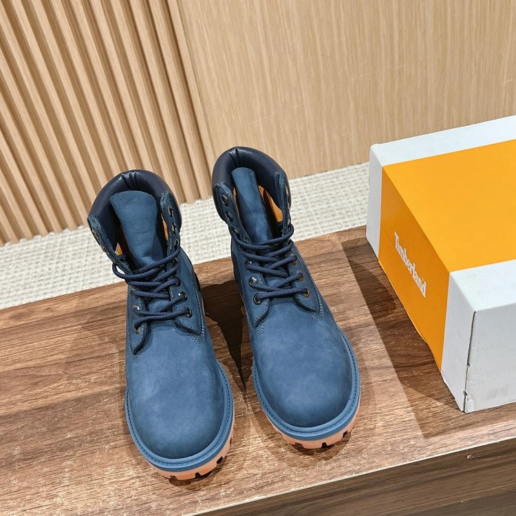 Timberland Premium 6-Inch Waterproof Boots, Blue, Shoes