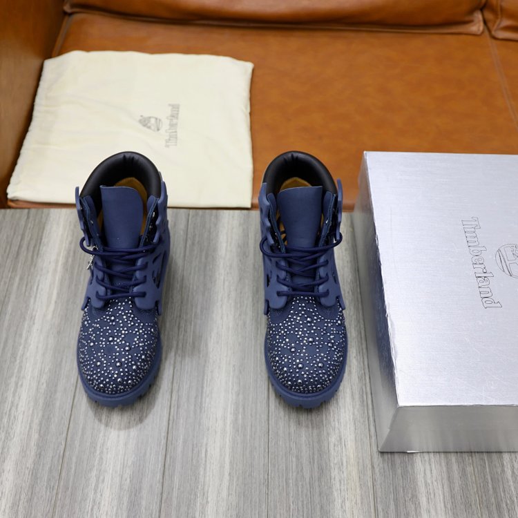 Timberland Sparkle Boots Blue Shoes