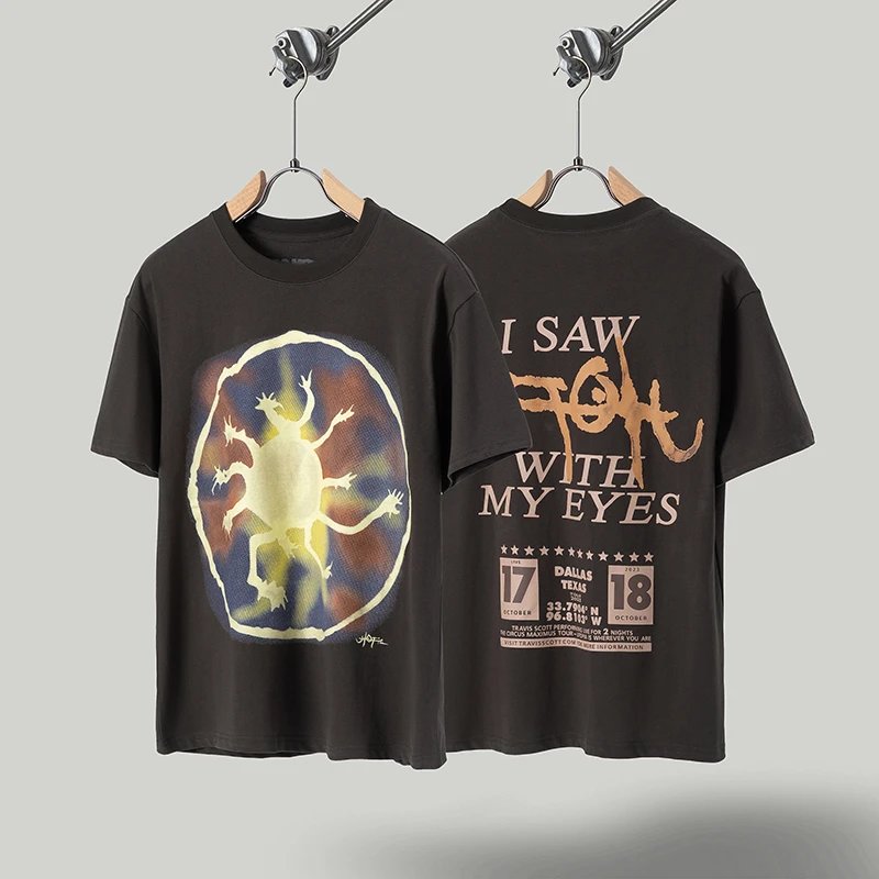 Travis Scott Astroworld Tour Graphic Tee Black