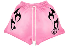 Tribal Print Sports Shorts Pink Mise