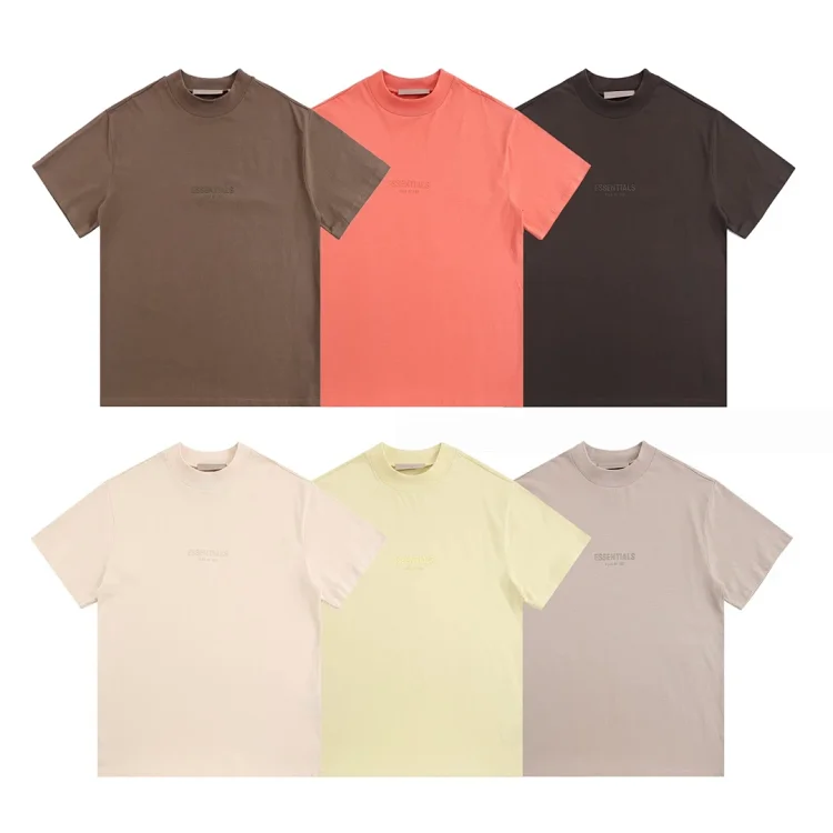 ESSENTIALS Pink cotton T-shirt from FALL WINTER 2022 FW22 COLLECTION