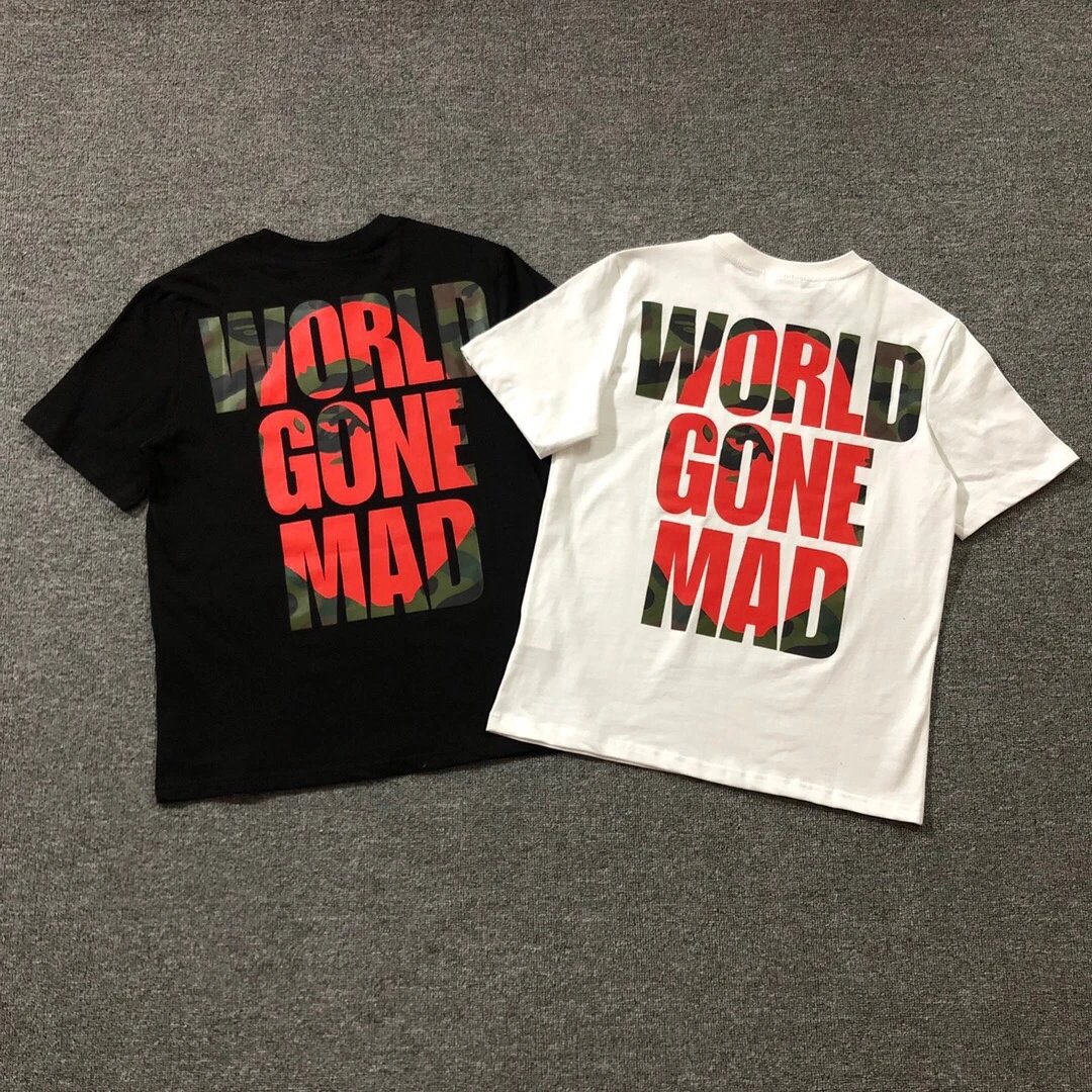 Unknown World Gone Mad T-Shirt Black/White
