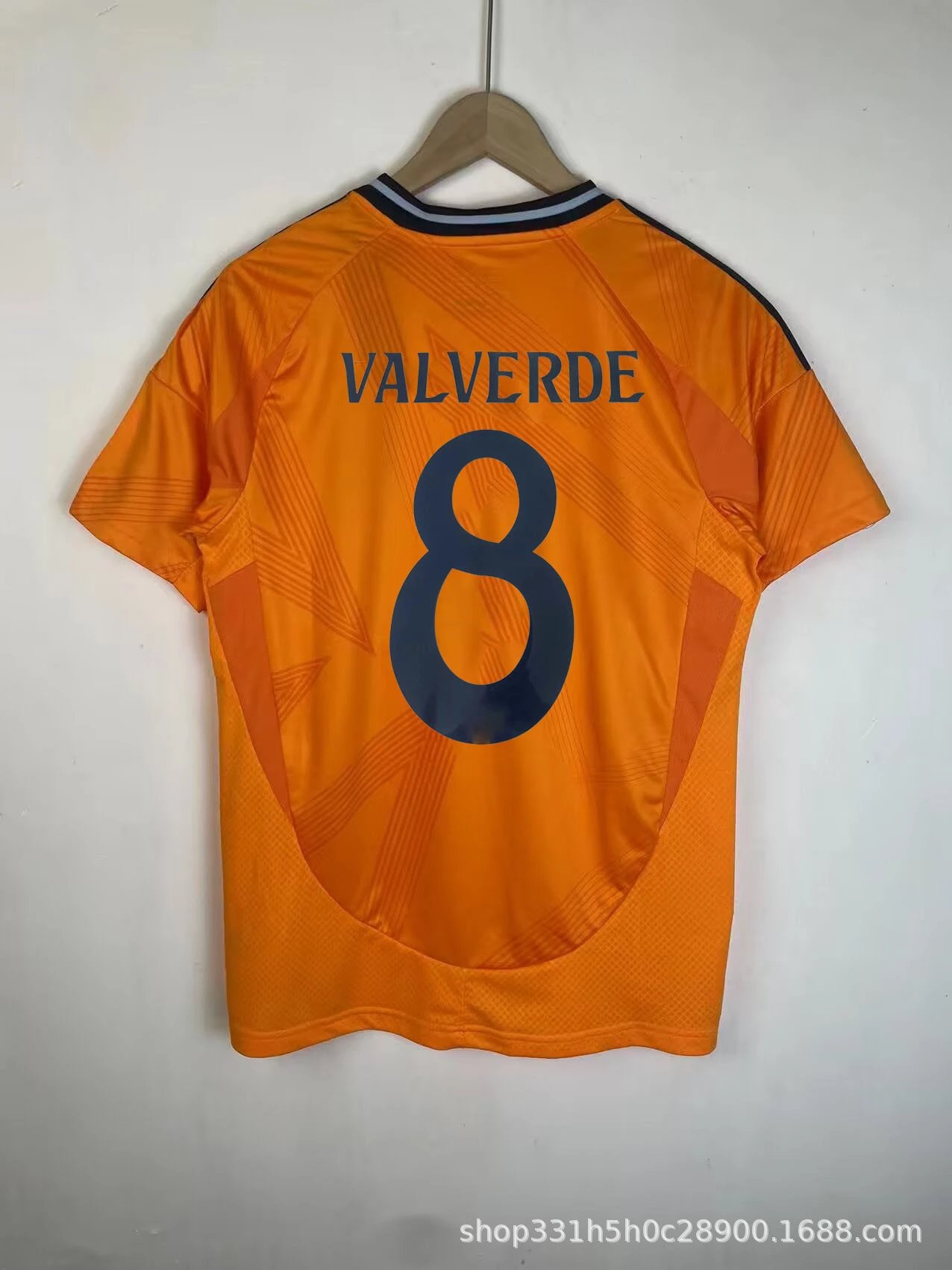 Valverde #8 Soccer Jersey Orange