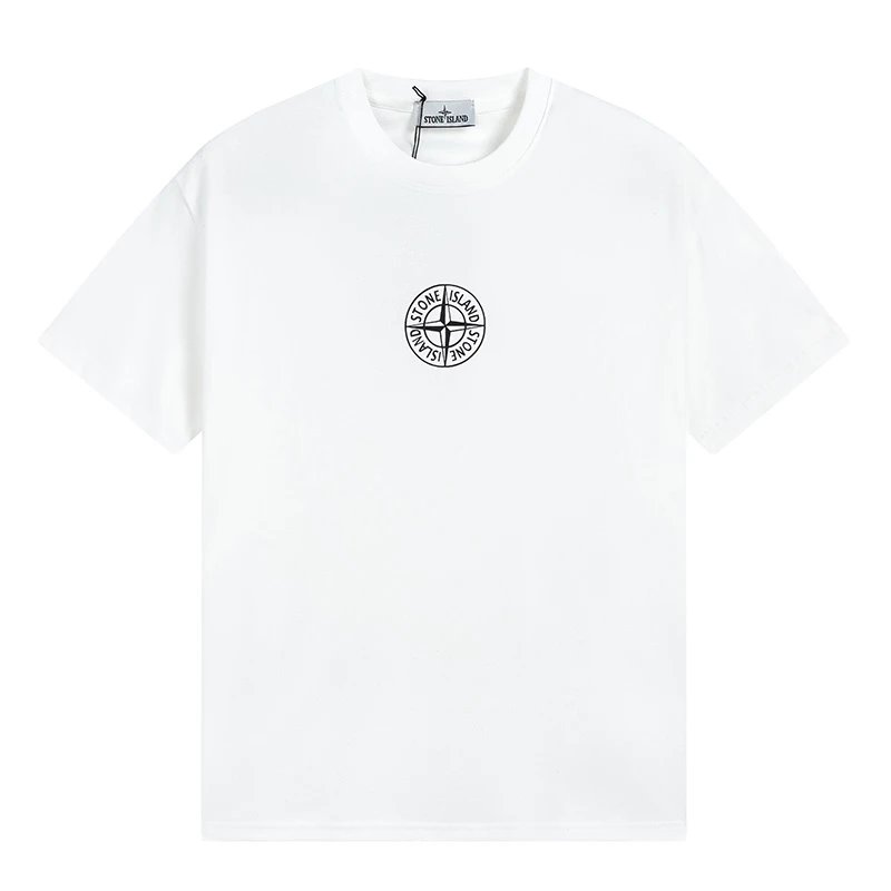 Overseas limited half-sleeve T-shirt by LOUIS VUITTON with excellent slip-off feeling, concert print and LV logo