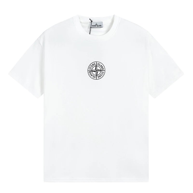 LV Women's T-shirts/Replica, White T-shirt with Donald Duck in red LV-patterned outfit holding LV logo