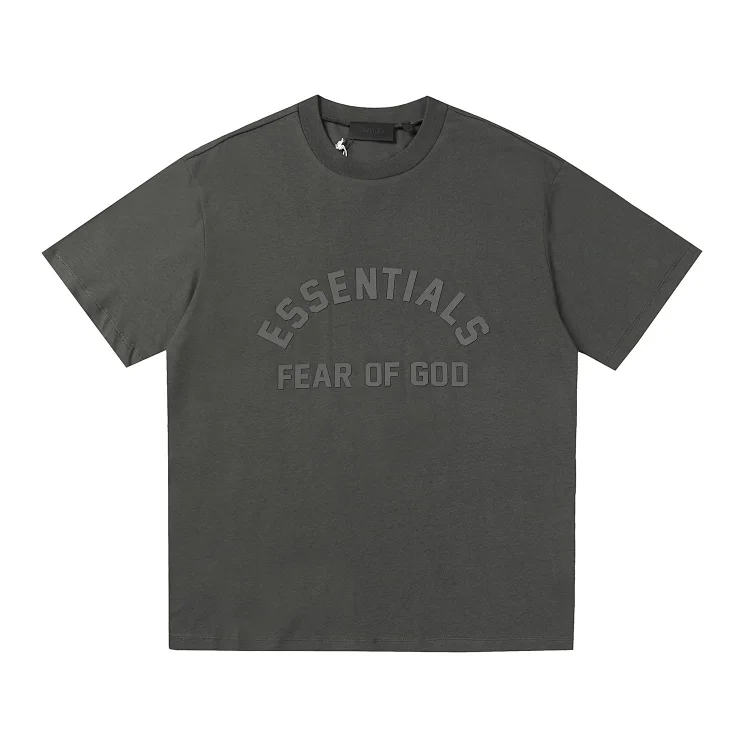 FEAR OF GOD ESSENTIALS Graphic Short-Sleeve Cotton-Jersey T-Shirt for Men 'Ink'