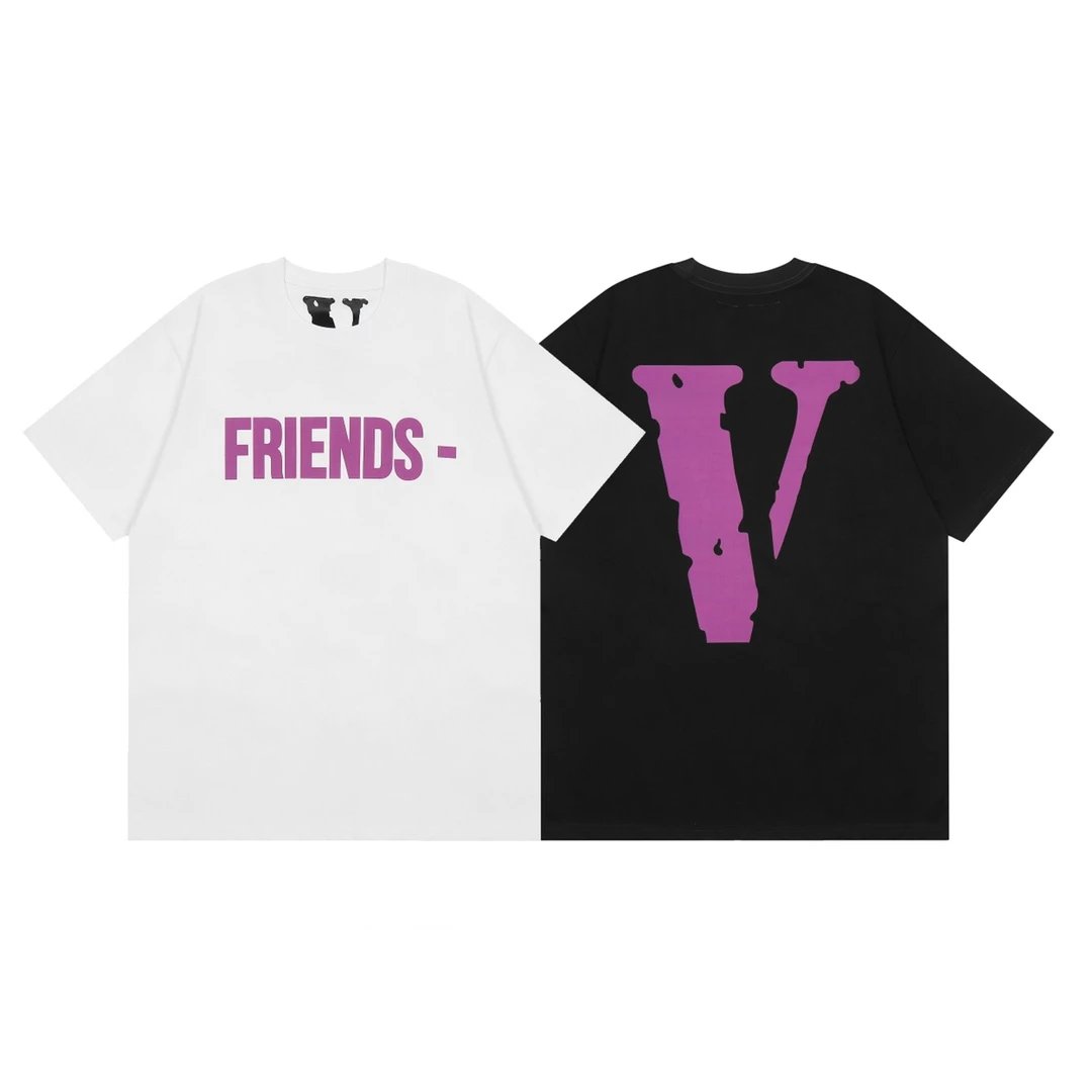 New Stock! Off-White Classic Blue Arrow Graffiti Logo Tee, Loose American Style High-Weight Short-Sleeve T-shirt
