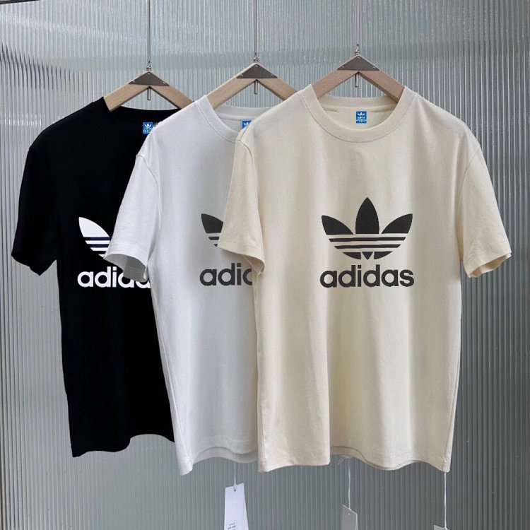 Adicolor Trefoil Tee in white for kids, men (Originals logo)