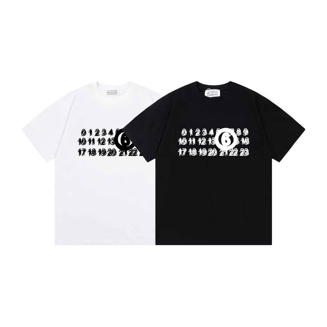 Mm6 Maison Margiela Black Mens T Shirt