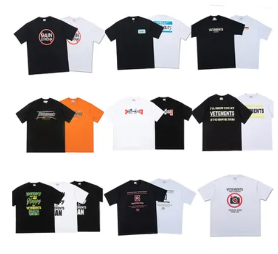 Vetements Graphic T-Shirts Various T-Shirts