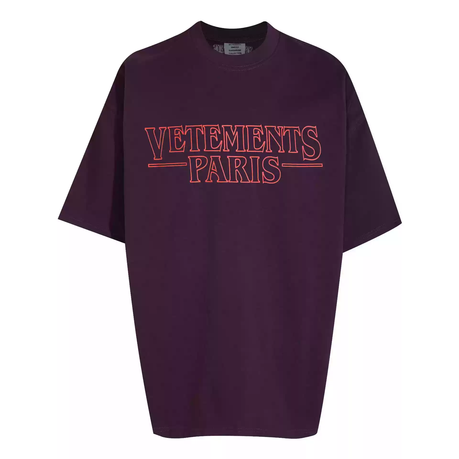 Vetements Paris T-Shirt Purple T-Shirts