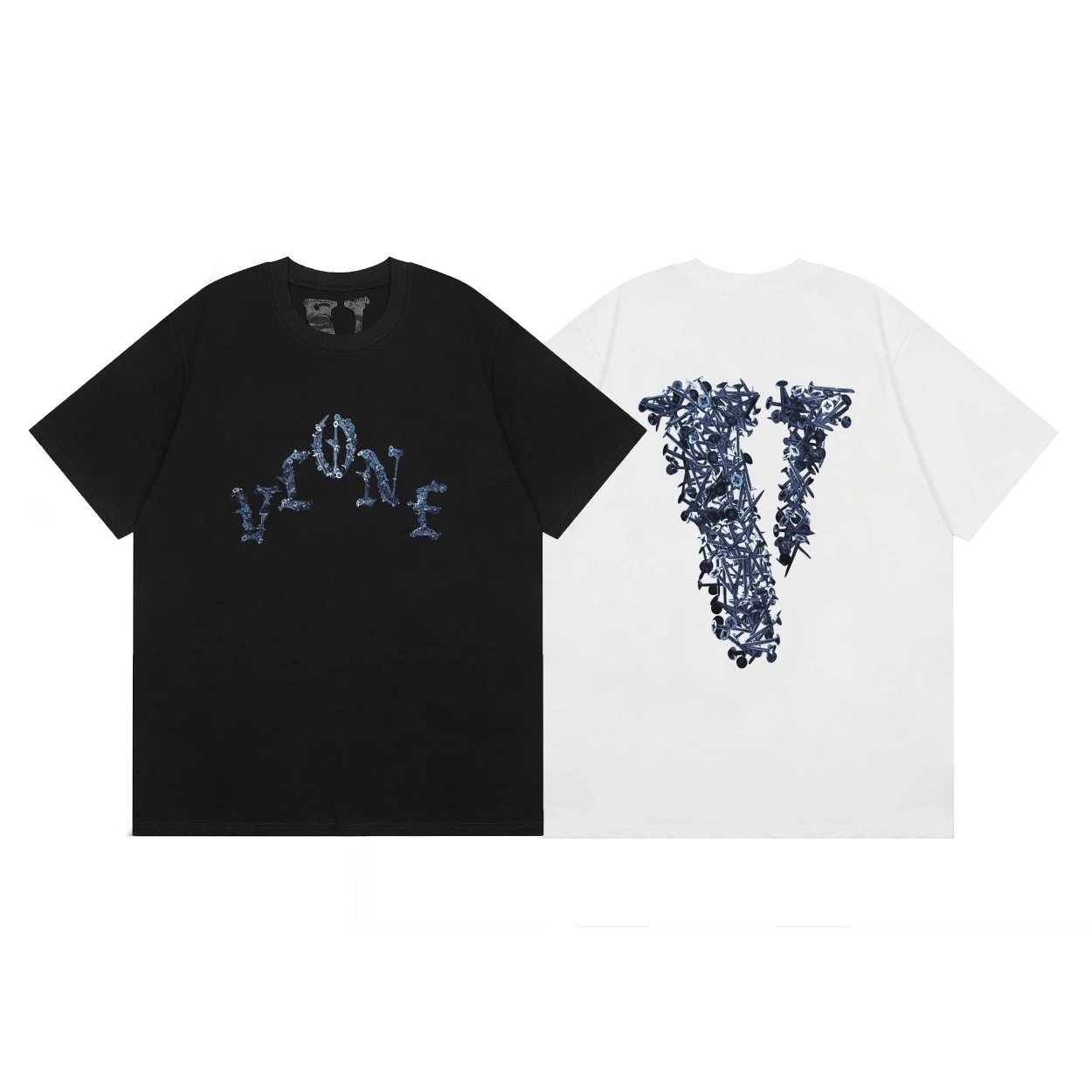 VETEMENTS Black/White Tiger/Dog T-Shirt, made of double-strand cotton, 2023 new, loose fit, XS - L