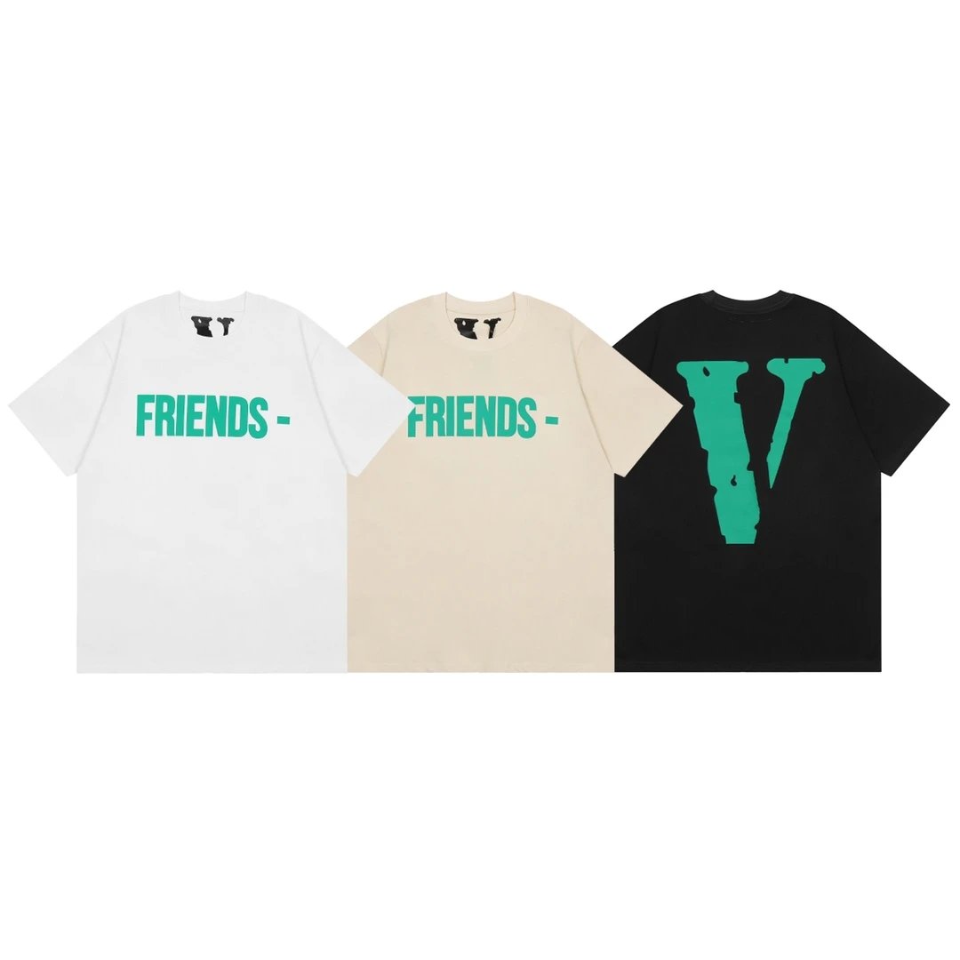 VLONE Friends Tee White Beige Black