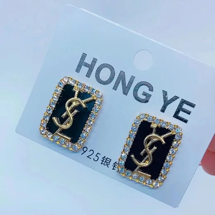 Yves Saint Laurent Earrings Black Jewelry